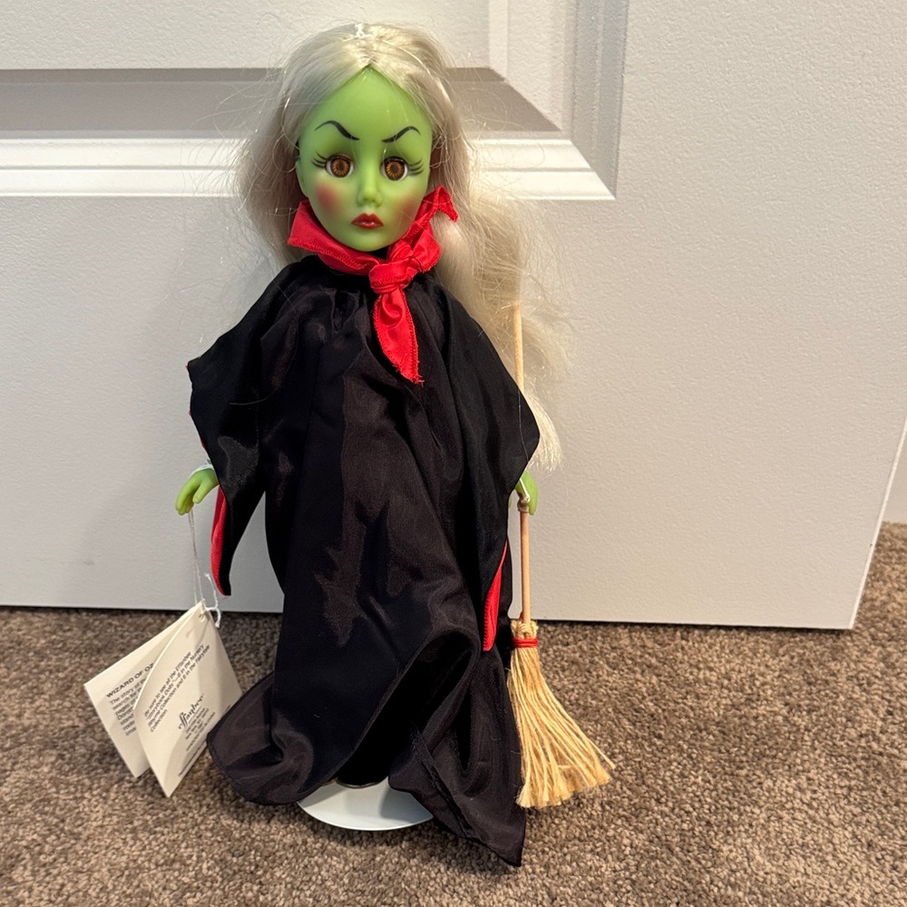Vintage 1987 effanbee wizard of oz wicked witch doll NWT